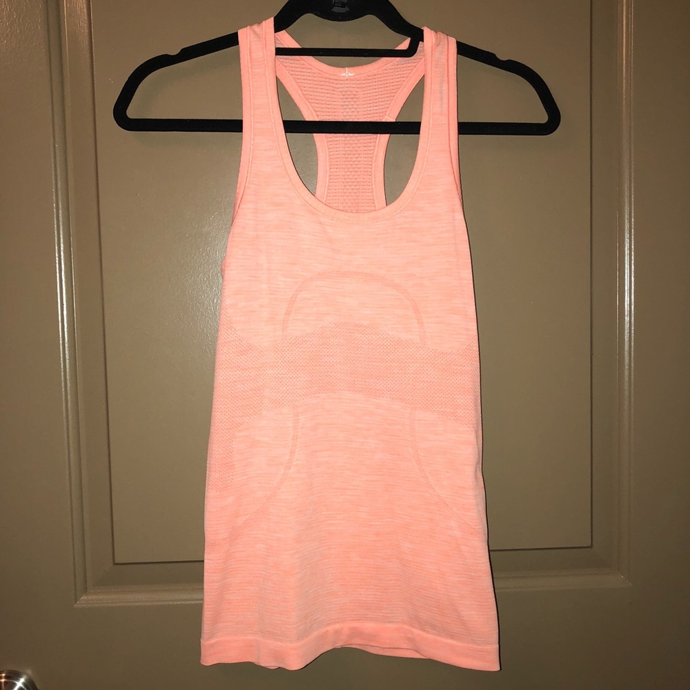 Orange Lululemon tank top
